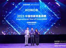HONOR печели наградата &bdquo;Вдъхновяваща звезда в иновациите&ldquo; на Kantar BrandZ